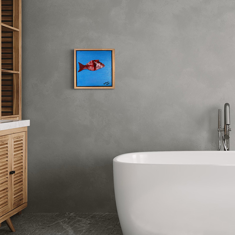 Fisch mit Becheranzug